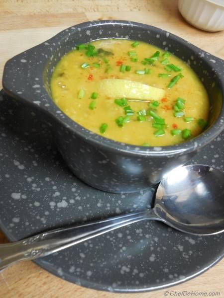 Yellow Lentils Soup