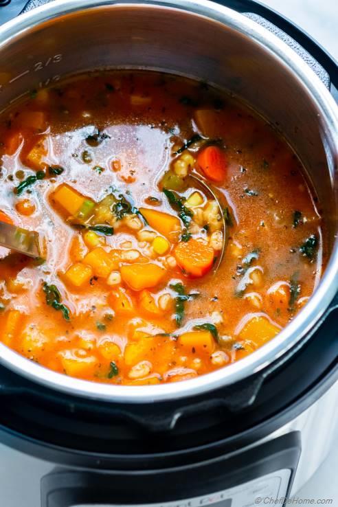 Vegetable Barley Soup Recipe | ChefDeHome.com
