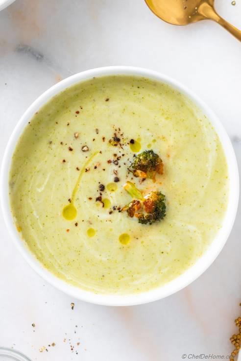 Cream of Broccoli Soup Recipe | ChefDeHome.com