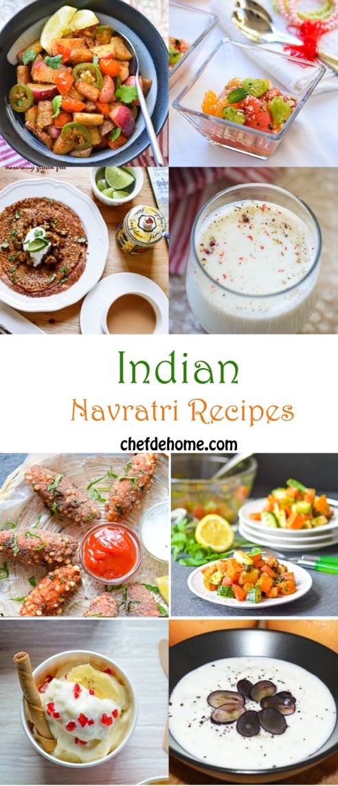Indian Navratri Fasts Gluten Free Recipes Round Up Meals | ChefDeHome.com
