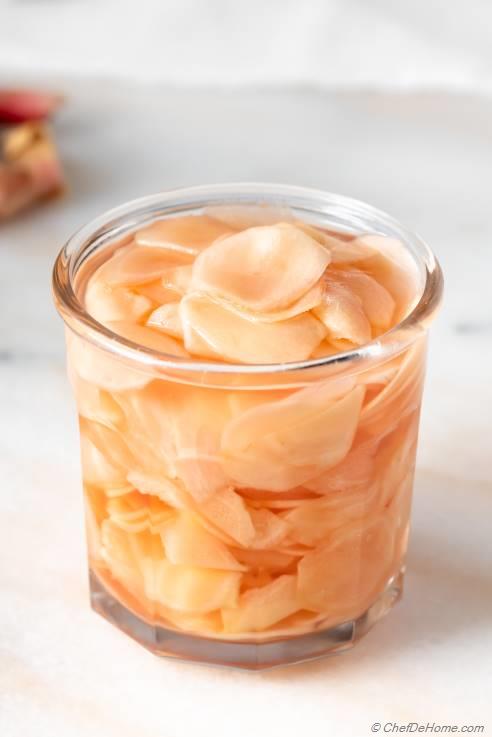 Pickled Ginger (Sushi Ginger) Recipe | ChefDeHome.com