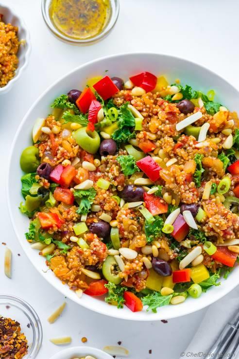 Ultimate Greek Quinoa Salad Recipe | ChefDeHome.com