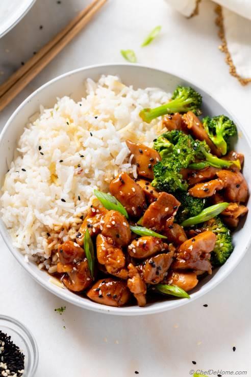 Teriyaki Chicken and Broccoli - Teriyaki Sauce Recipe | ChefDeHome.com