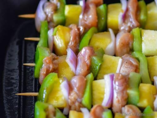 Hawaiian Chicken Skewers – Cookin' with Mima