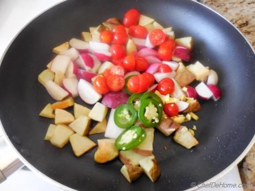 Shredded Potato Salad recipe by Ritu Oswal on Times Food