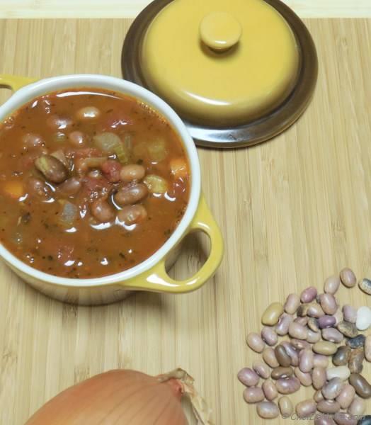 Pebble Beans and Roasted Tomato Soup