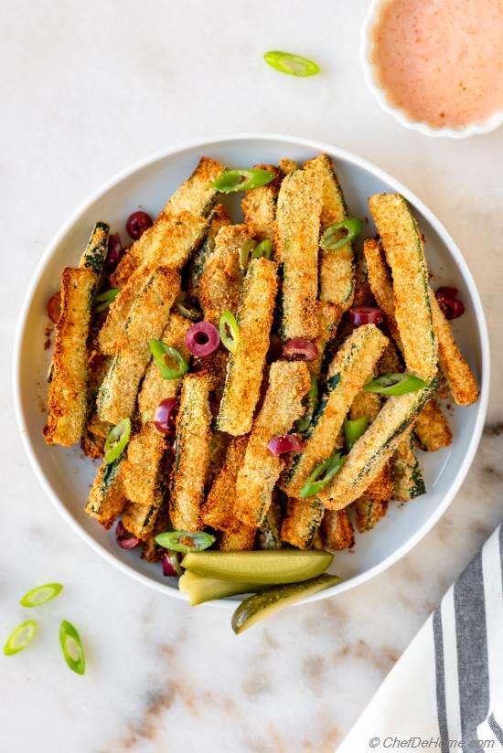 Air Fryer Zucchini Fries Recipe