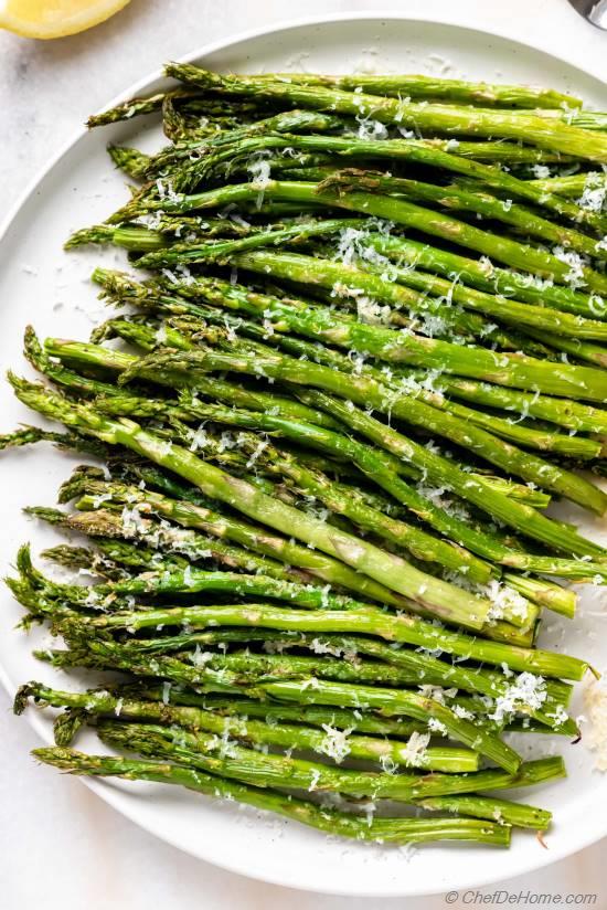 Parmesan Asparagus in Air Fryer Recipe