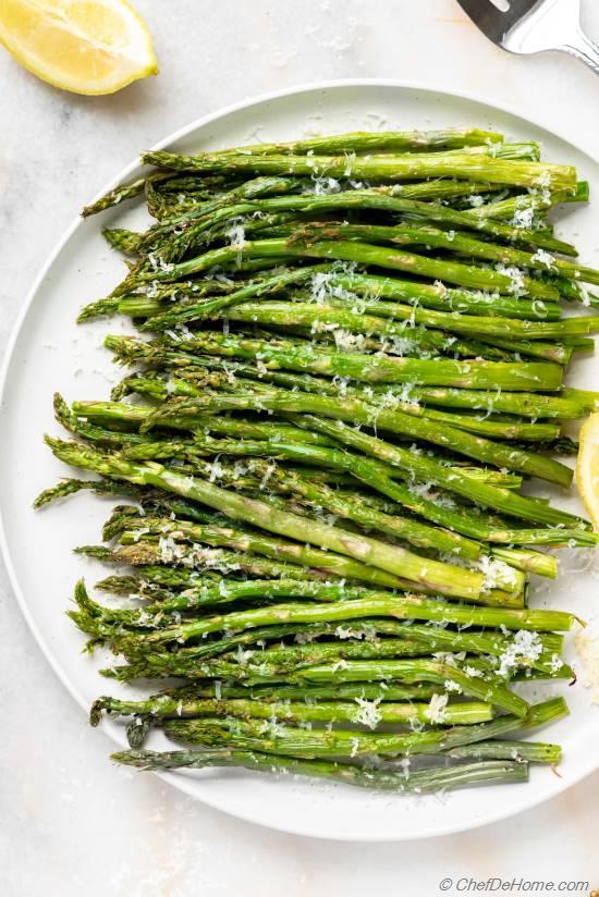Parmesan Asparagus in Air Fryer Recipe