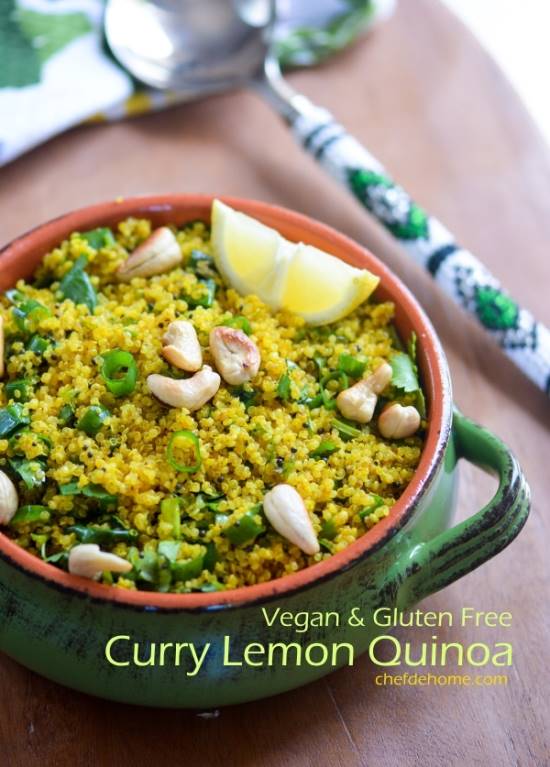Curry Lemon Quinoa (Rice) Recipe