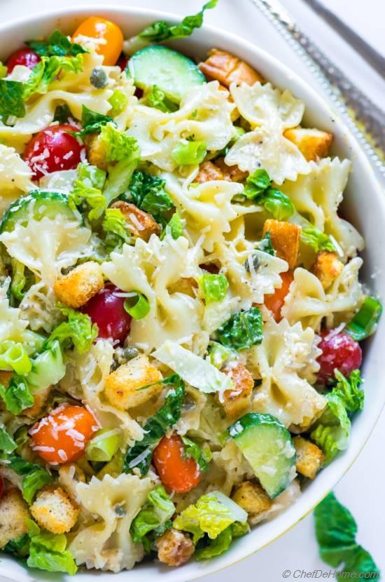 Caesar Pasta Salad Recipe