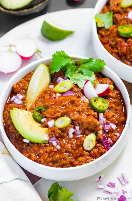 Chili No Beans (Instant Pot) Recipe