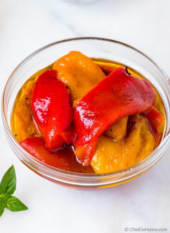 How To Roast Peppers (Oven, Grill, Broiler) Recipe