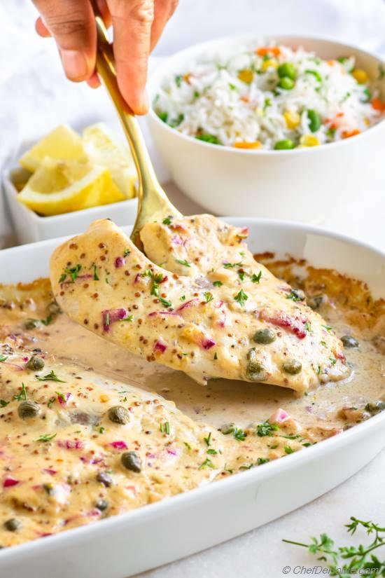 Baked Tilapia with Mustard Sauce Recipe