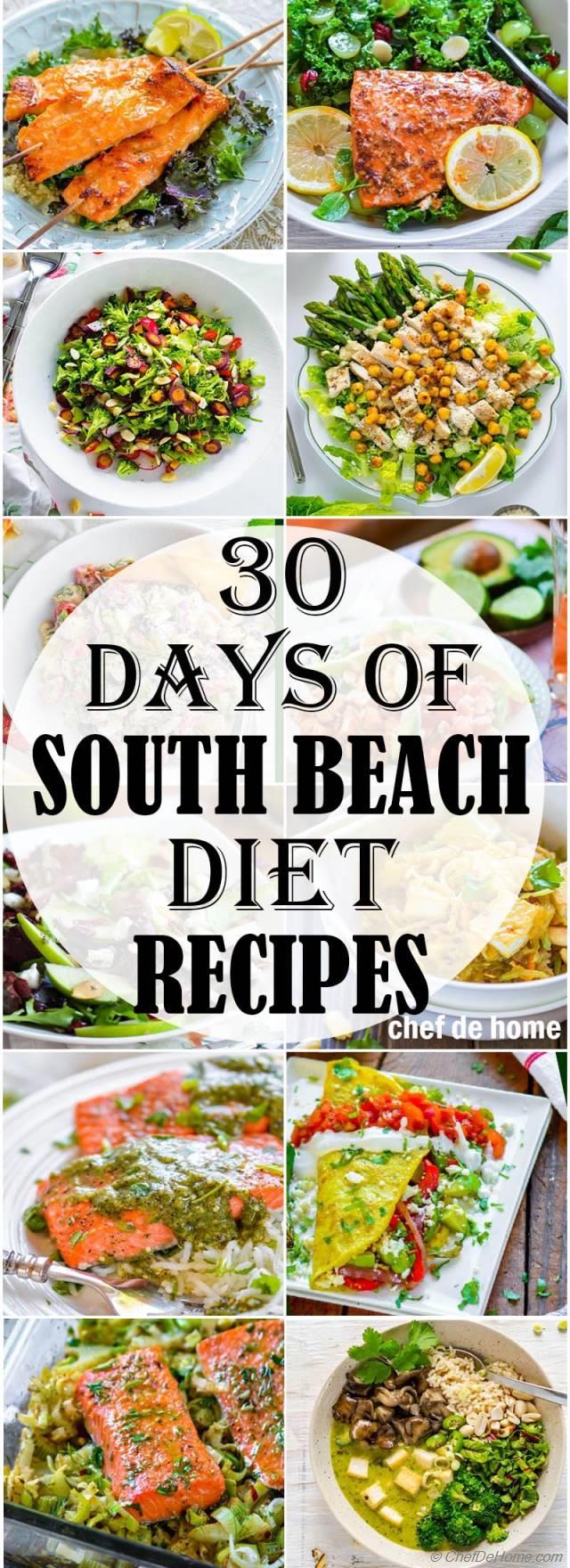 south beach diet 30 minute meals menu