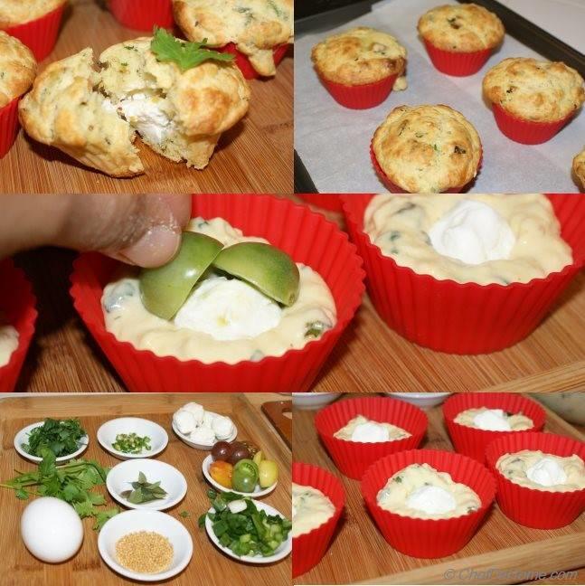 Savory Breakfast Chickpea Muffins