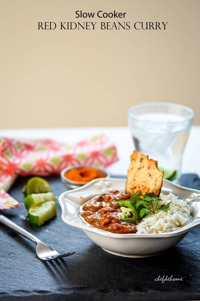 Creamy Slow Cooker Beans Curry