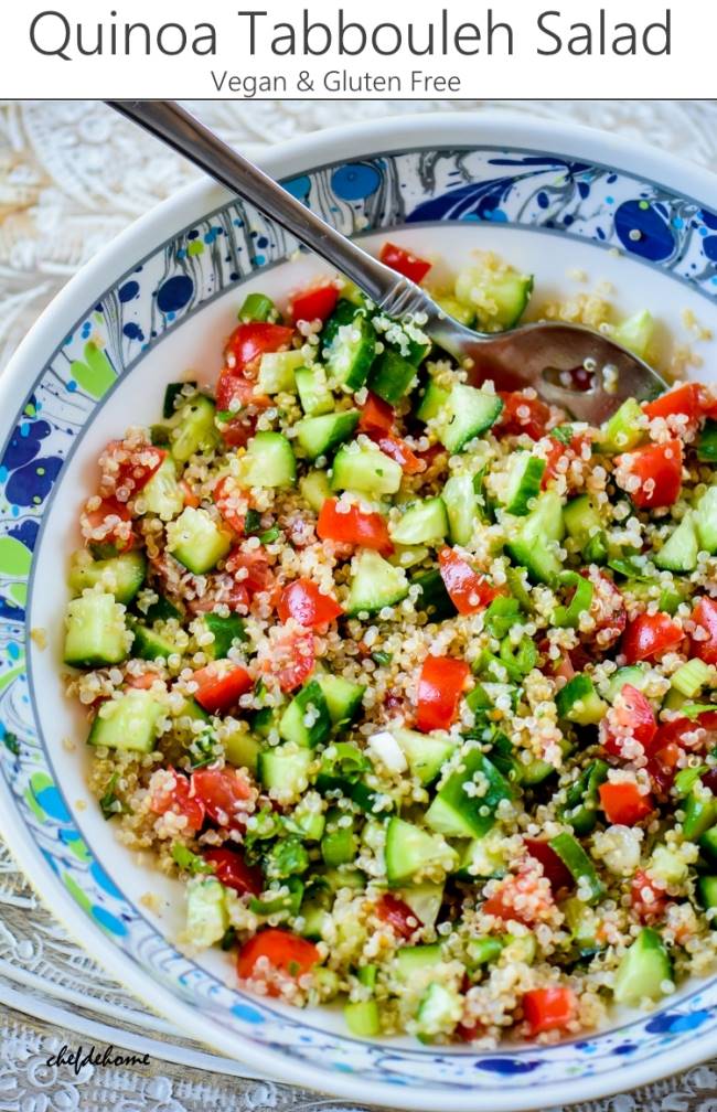Quinoa Tabbouleh Salad Recipe Chefdehome Com