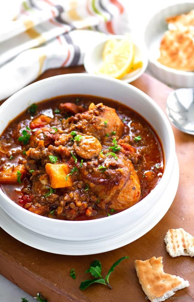 Chicken Lentil Soup Instant Pot Chicken Stew Instant Pot Chicken Stew Recipe Chefdehome Com