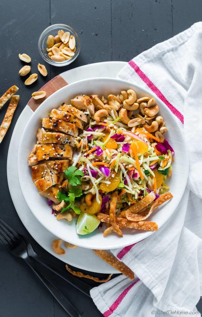 Chinese Chicken Salad Recipe Chefdehome Com