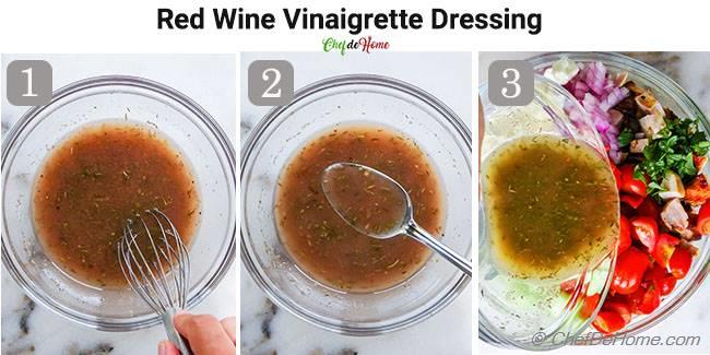 Red Wine Vinaigrette Dressing for Italian Pasta Salad