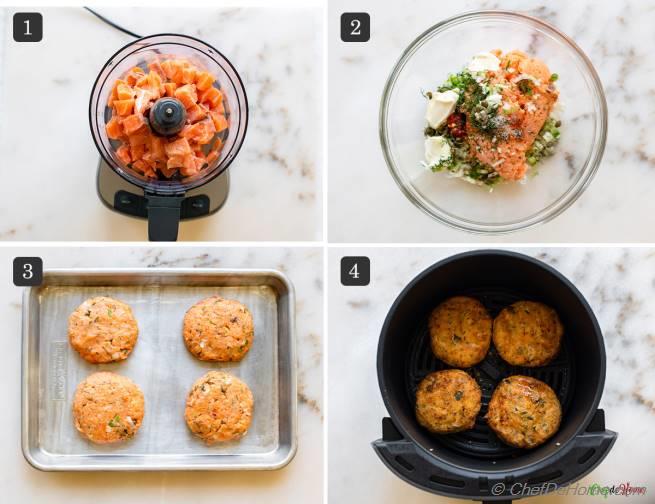 Air Fryer Salmon Patties Recipe