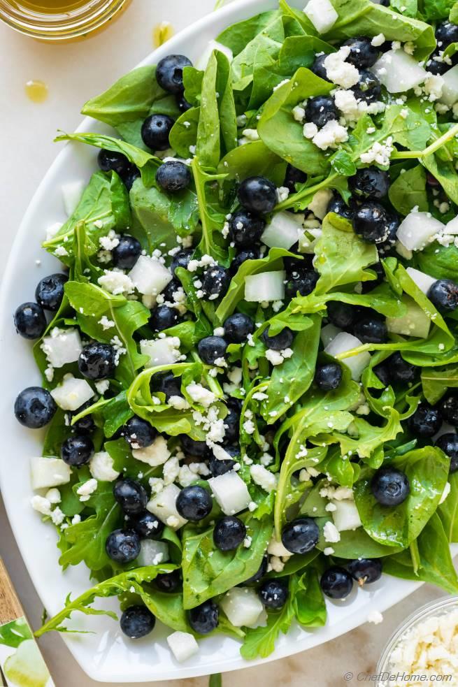 Spinach Blueberry Salad Recipe