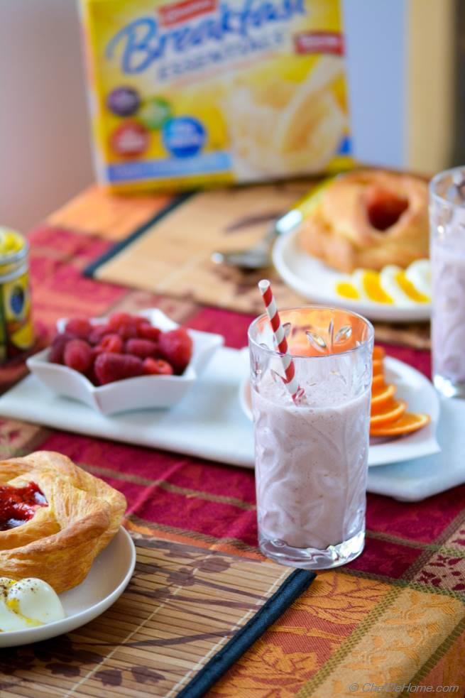 Raspberry French Vanilla Carnation Breakfast Shake Recipe