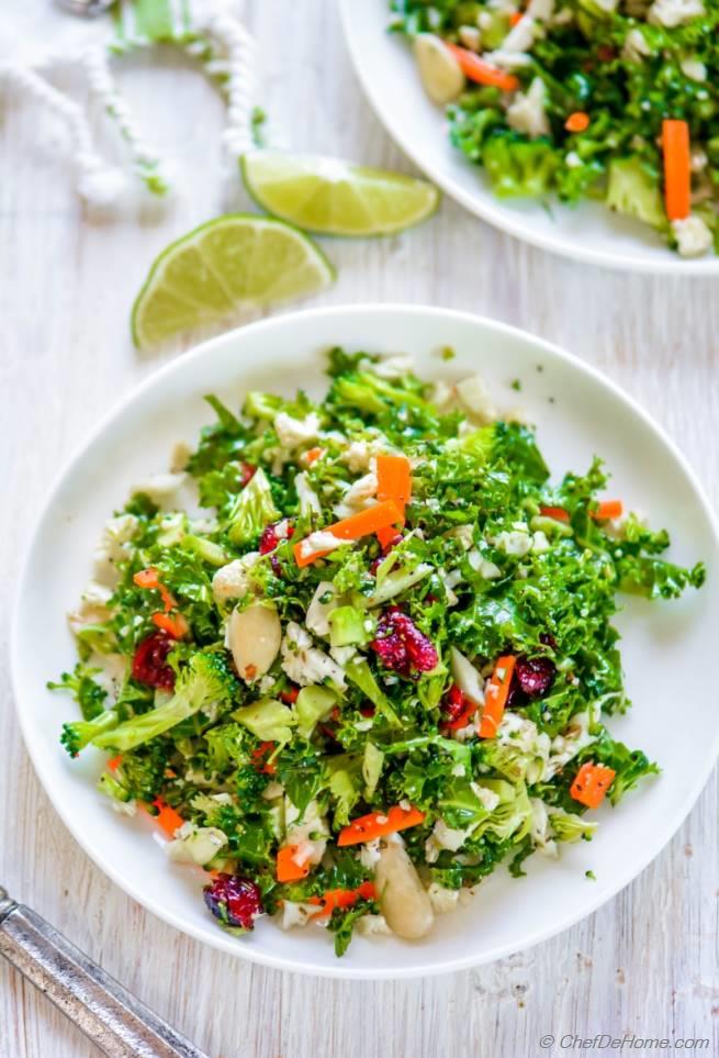 Cauliflower and Broccoli Detox Salad Recipe