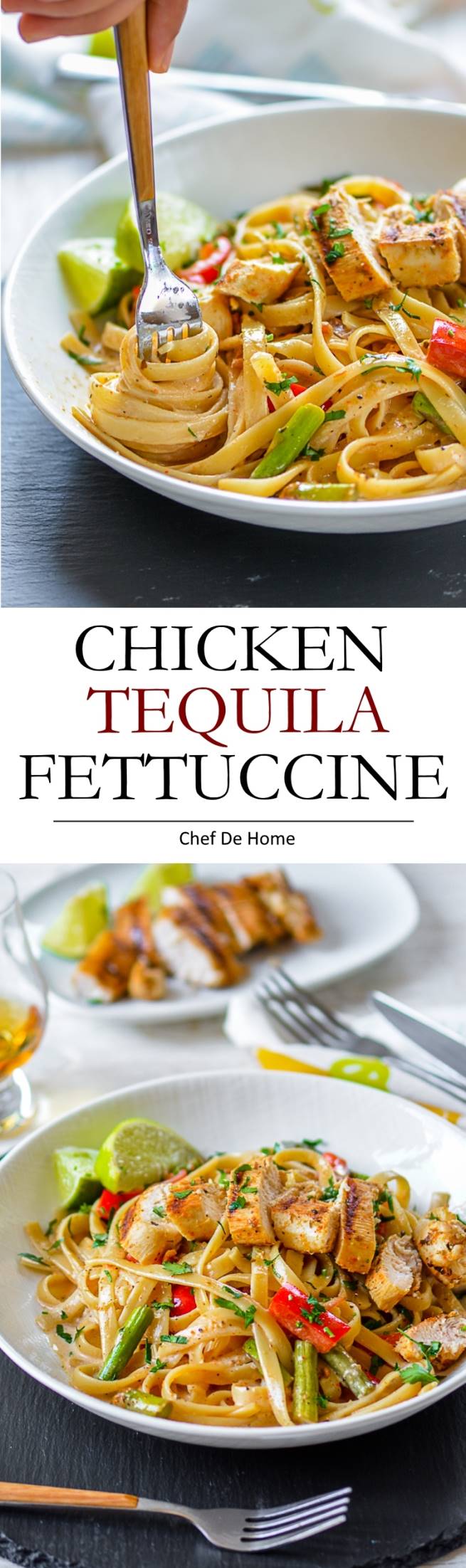 Chicken Tequila Fettuccine Recipe