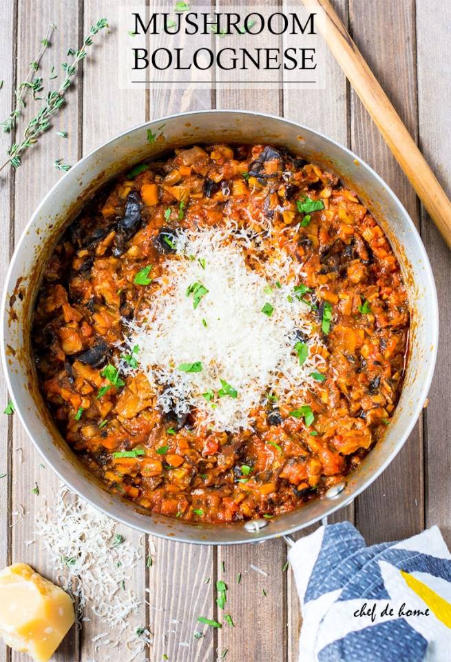 Mushroom Bolognese Recipe