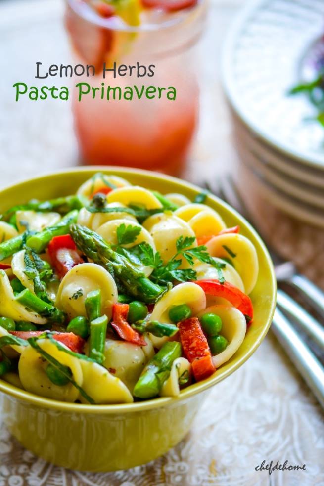 LemonHerb Pasta Primavera Recipe