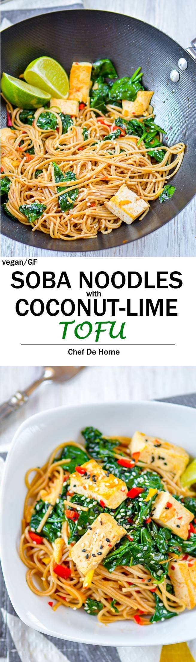 Buckwheat Soba Noodles with CoconutLime Tofu Recipe
