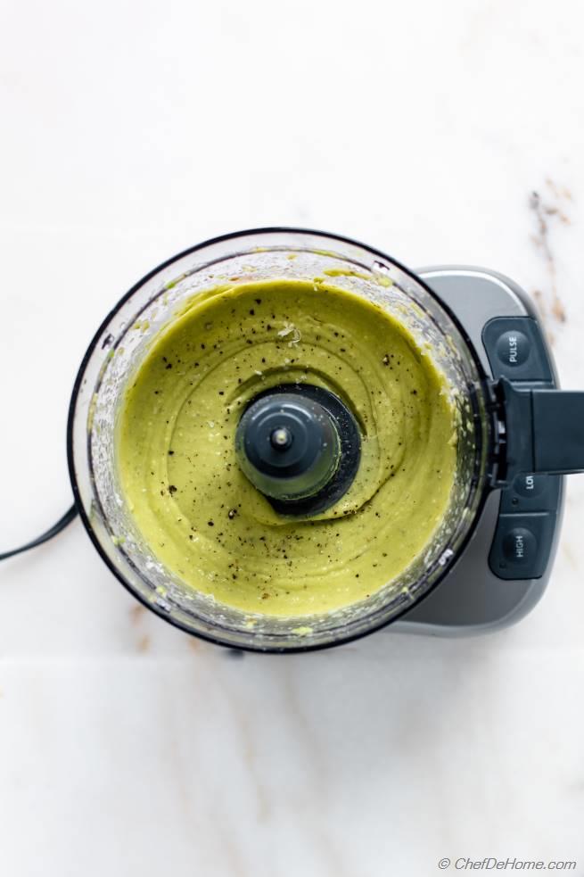 Avocado Caesar Salad with Avocado Caesar Dressing Recipe