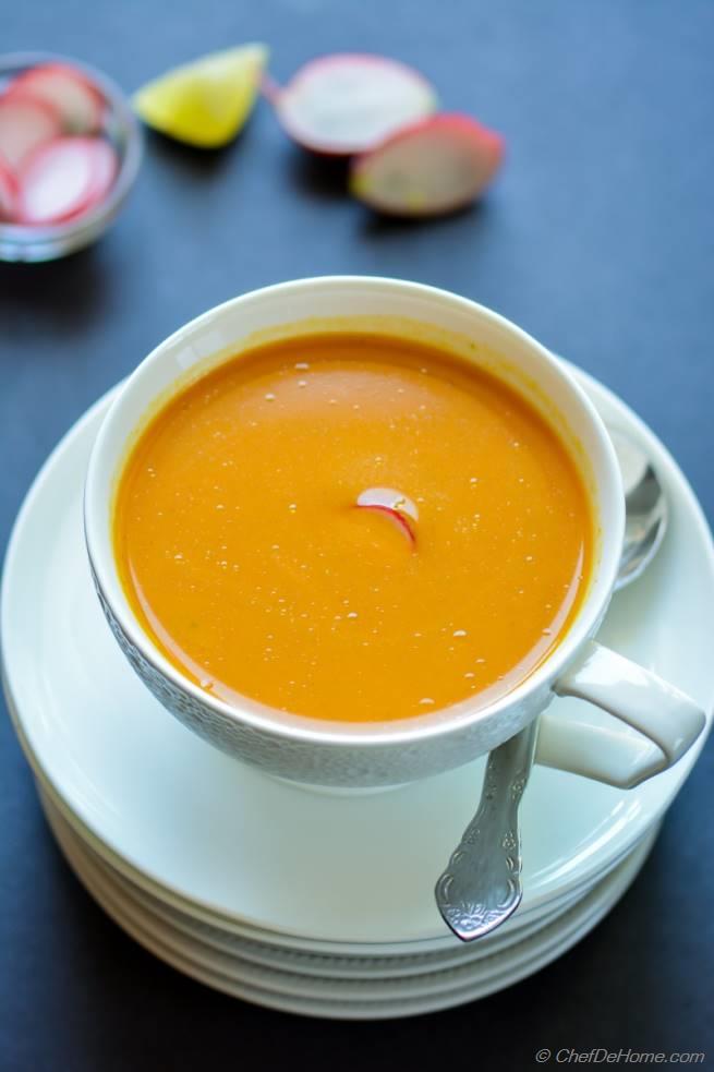 Thai Curry Carrot Soup Recipe | ChefDeHome.com