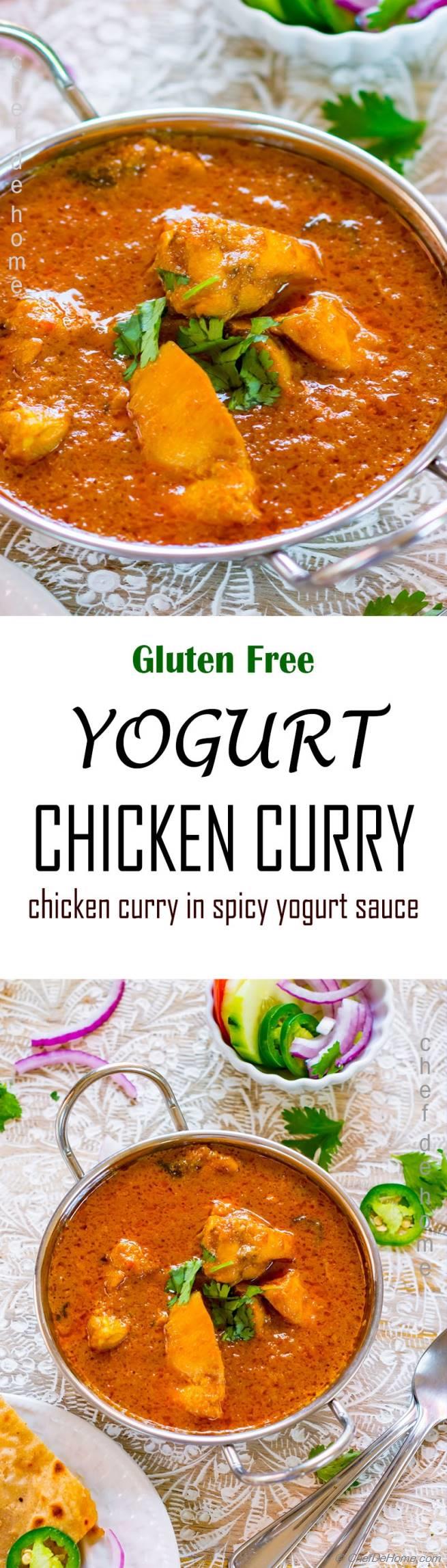 Yogurt Chicken Curry Recipe | ChefDeHome.com