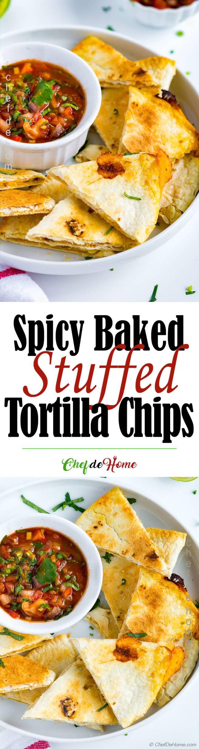 Cheesy Baked Tortilla Chips Recipe