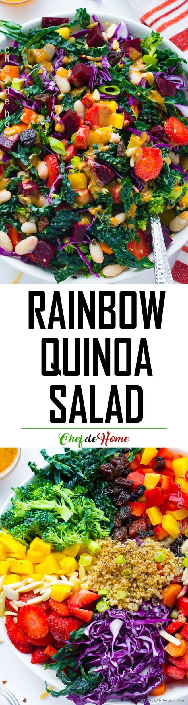 Rainbow Garden Quinoa Salad Recipe
