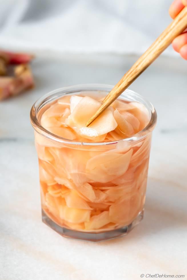 Pickled Ginger (Sushi Ginger) Recipe | ChefDeHome.com