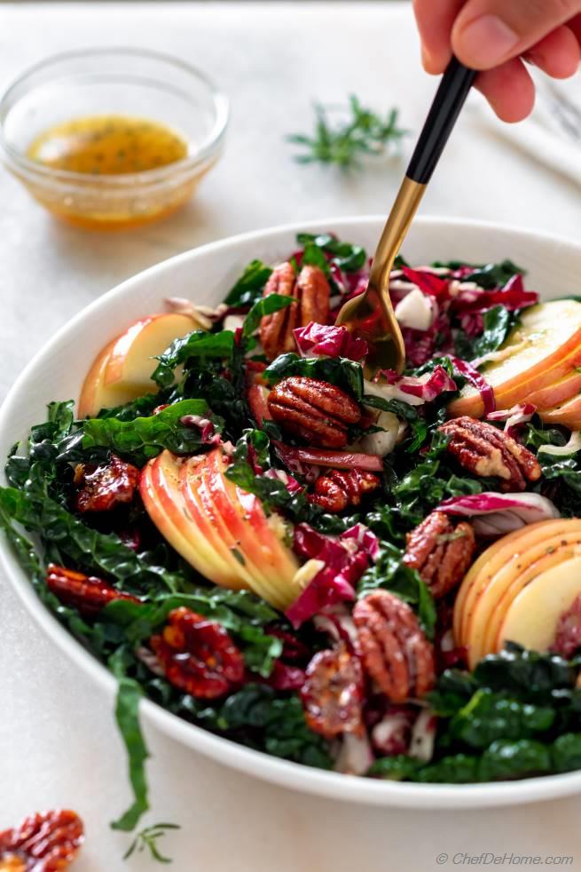 Apple Kale Salad Recipe
