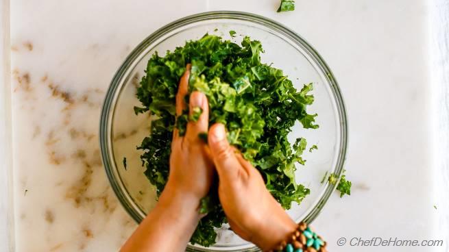 Massaged Kale Salad Recipe | ChefDeHome.com