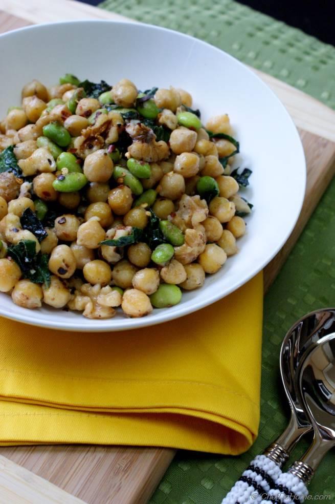 ChickpeaKale Salad with TahiniLemon Dressing Recipe