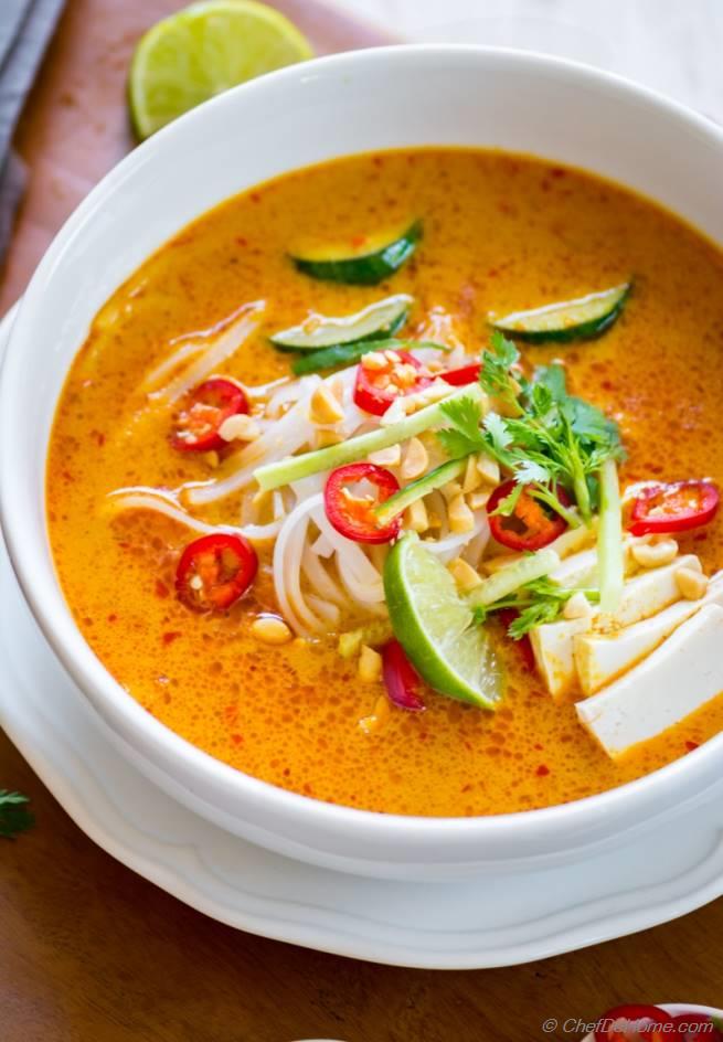 Laksa Soup Recipe | ChefDeHome.com