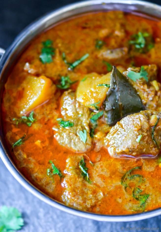 Lamb Rogan Josh - Indian Kashmiri Mutton(Lamb) Curry Recipe ...