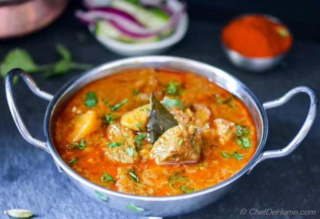 Lamb Rogan Josh - Indian Kashmiri Mutton(Lamb) Curry Recipe ...