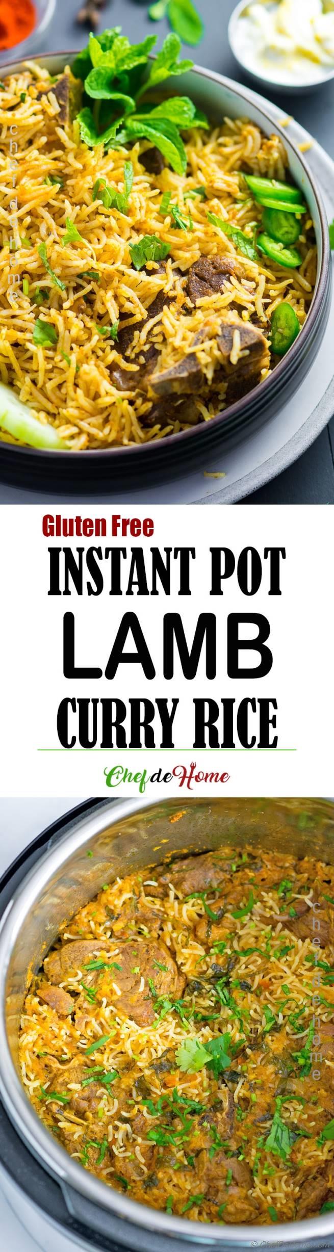 Lamb Curry Rice (Instant Pot, Pressure Cooker) Recipe