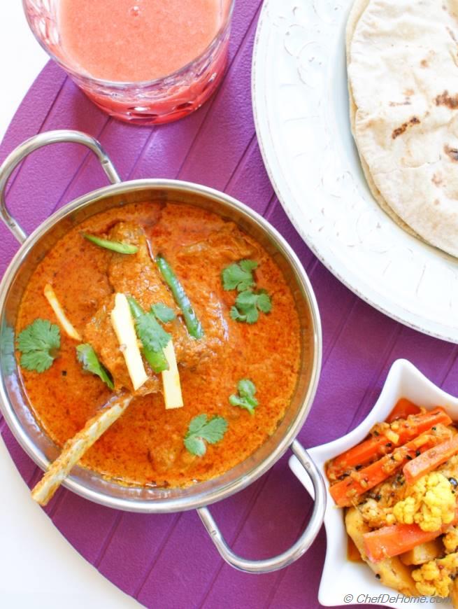 Indian Lamb Karahi Curry Recipe | ChefDeHome.com