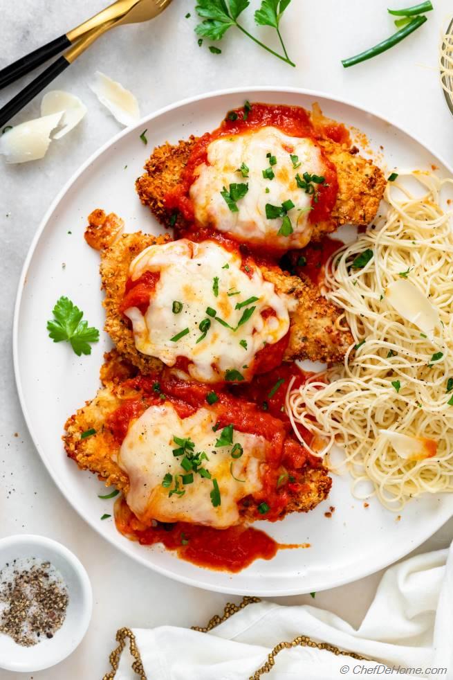 Air Fryer Chicken Parmesan Recipe | ChefDeHome.com