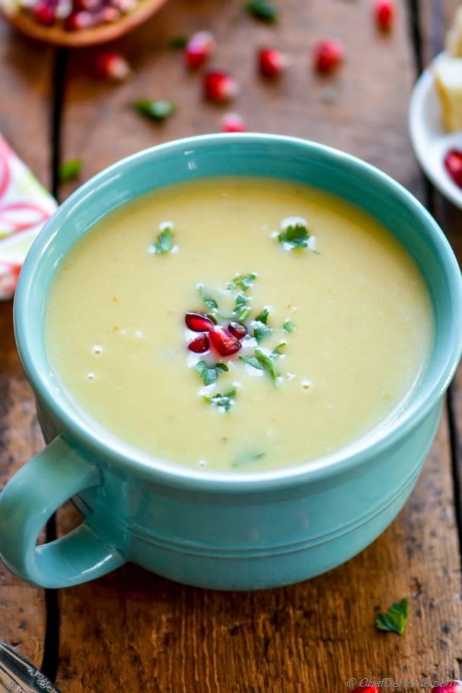 Creamy Potato Leek Soup in Pressure Cooker Recipe