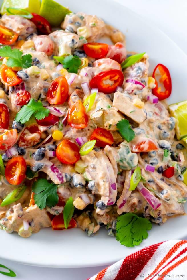 Loaded Potato Salad with Best Ever Potato Salad Dressing Potato Salad